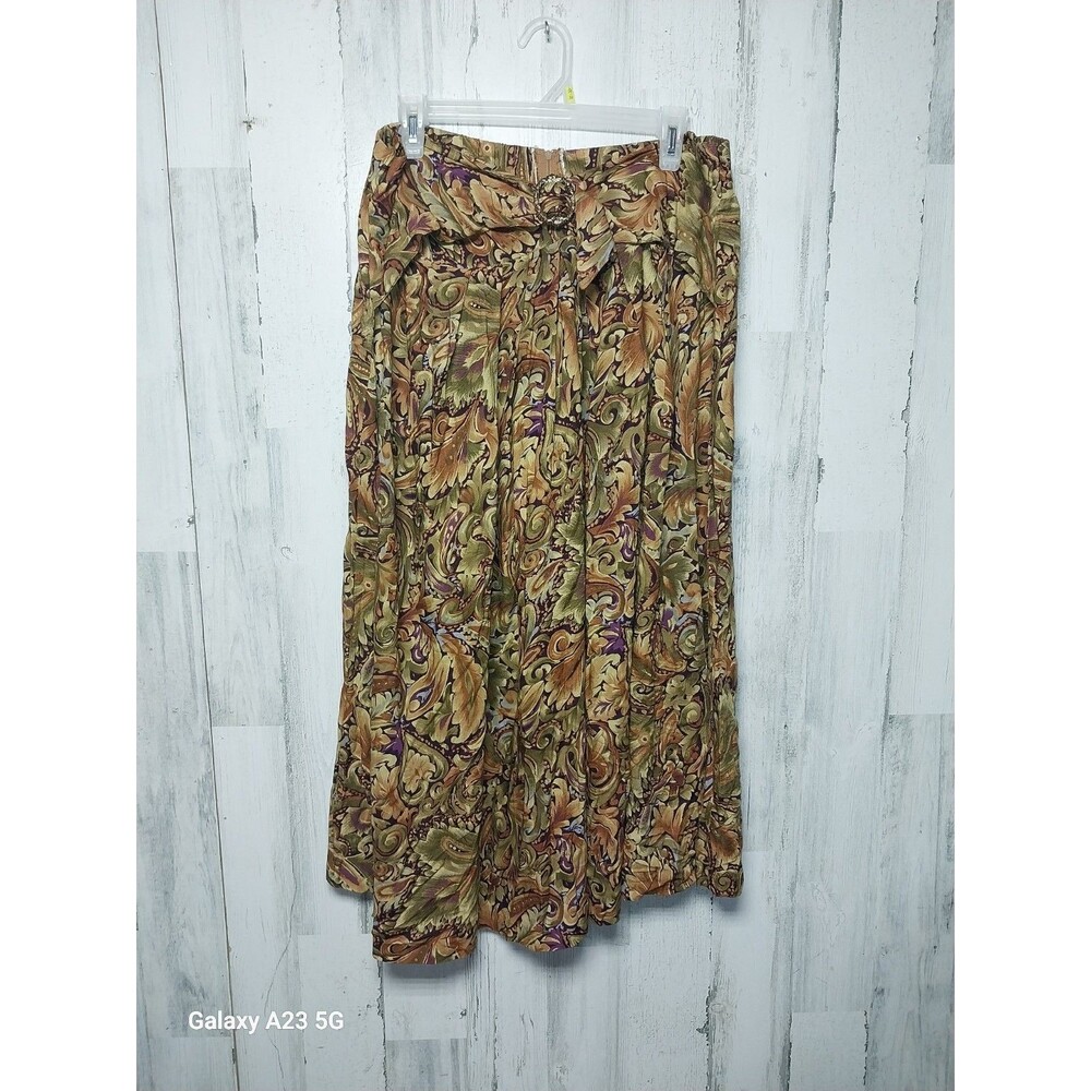 Vintage Francine Browner Floral Maxi Skirt Size 20